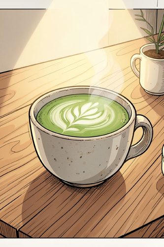 Premium Grade matcha latte